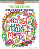 Book cover of: Good Vibes Coloring Book. By: Thaneeya McArdle