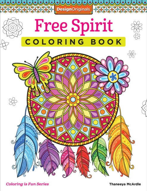 Book cover of: Free Spirit Coloring Book. By: Thaneeya McArdle