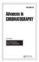 Book cover of: Advances in Chromatography