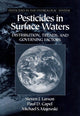 Book cover of: Pesticides in Surface Waters