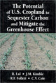 Book cover of: Potential of U.S. Cropland to Sequester Carbon and Mitigate the Greenhouse Effect