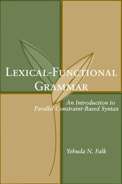 Book cover of: Lexical-Functional Grammar