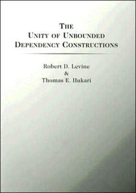 Book cover of: Unity of Unbounded Dependency Constructions