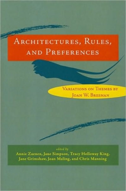 Book cover of: Architectures, Rules, and Preferences