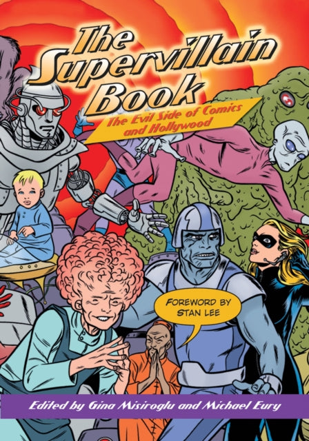 Book cover of: Supervillain Book. By: Gina Misiroglu