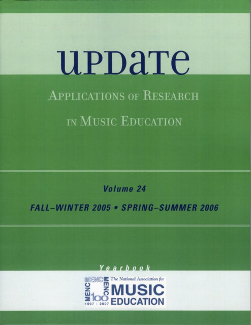 Book cover of: Update. By: MENC: The National Association for Music Education