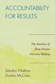 Book cover of: Accountability for Results. By: McCaw Donna, Sandra Watkins