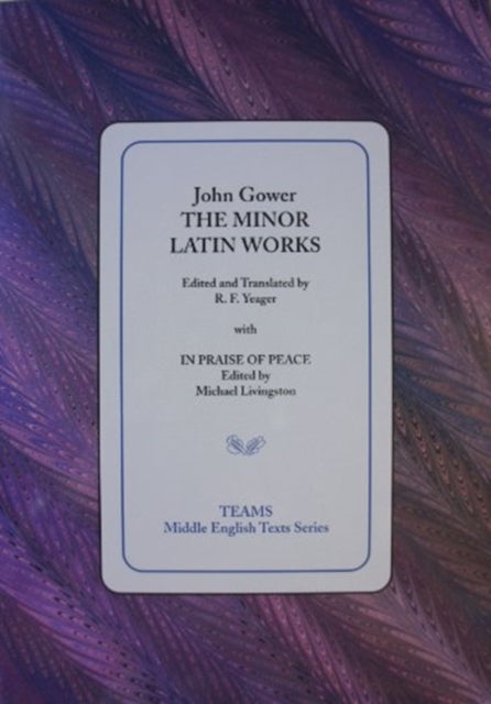 Book cover of: Minor Latin Works. By: John Gower
