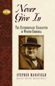 Book cover of: Never Give In. By: Stephen Mansfield
