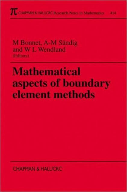 Book cover of: Mathematical Aspects of Boundary Element Methods