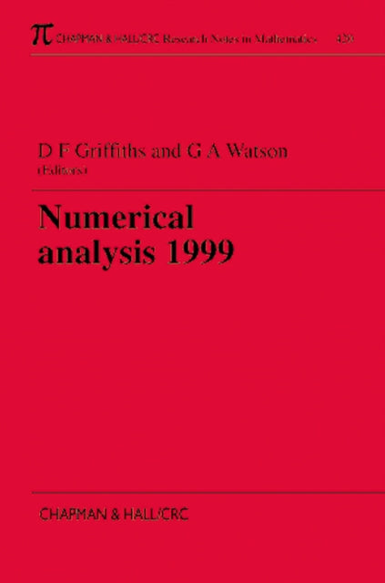 Book cover of: Numerical Analysis 1999