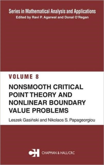 Book cover of: Nonsmooth Critical Point Theory and Nonlinear Boundary Value Problems. By: Leszek Gasinski