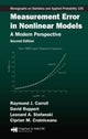 Book cover of: Measurement Error in Nonlinear Models. By: Raymond J. Carroll