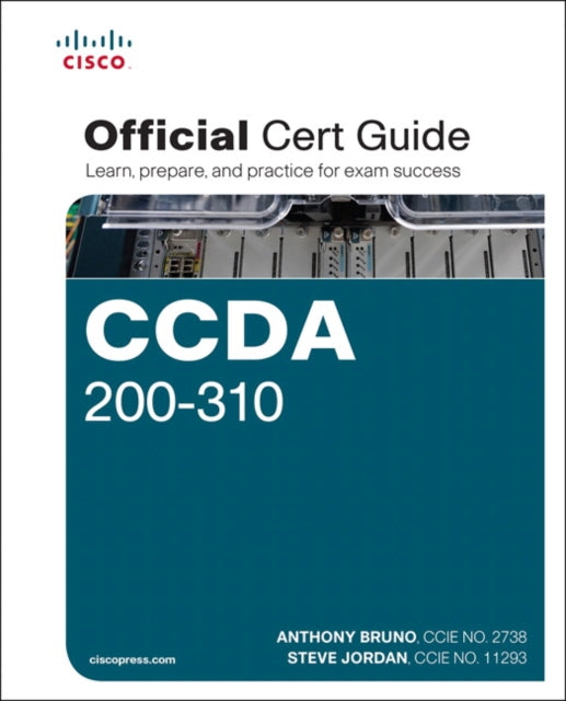 Book cover of: CCDA 200-310 Official Cert Guide. By: BRUNO, ANTHONY
