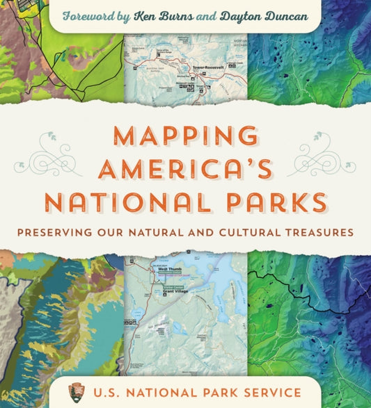 Book cover of: Mapping America's National Parks. By: US National Park Service