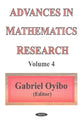 Book cover of: Advances in Mathematics Research. By: Gabriel Oyibo