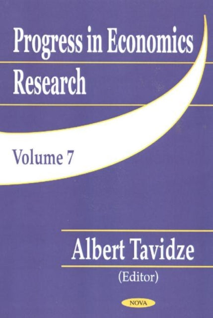 Book cover of: Progress in Economics Research, Volume 7. By: Albert Tavidze