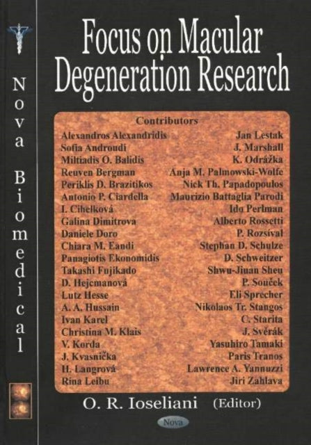 Book cover of: Focus on Macular Degeneration Research