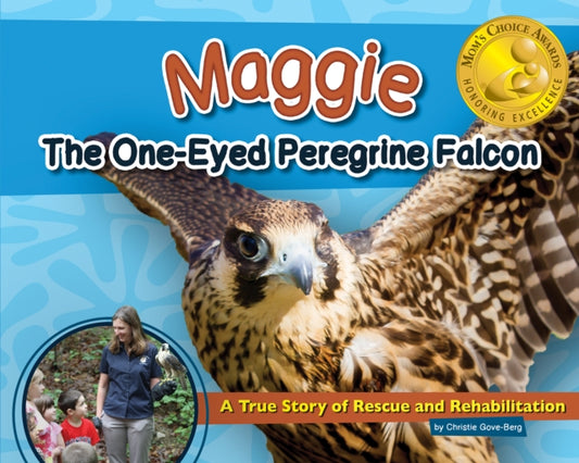 Book cover of: Maggie the One-Eyed Peregrine Falcon. By: Christie Gove-Berg
