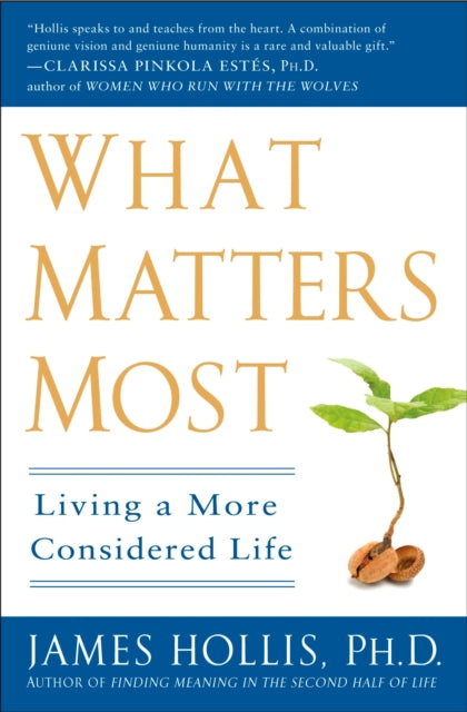 Book cover of: What Matters Most. By: James Hollis