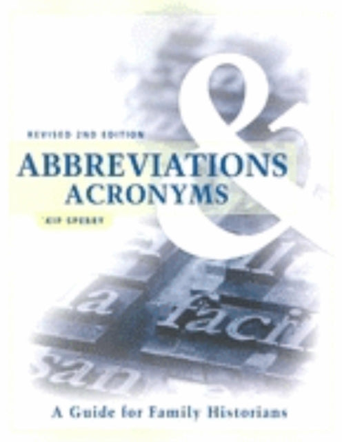 Book cover of: Abbreviations & Acronyms
