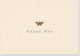 Book cover of: Thank You Notes Gold Butterfly. By: PETER PAUPER PRESS