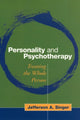 Book cover of: Personality and Psychotherapy. By: Jefferson A. Singer
