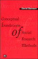 Book cover of: Conceptual Foundations of Social Research Methods. By: David Baranov