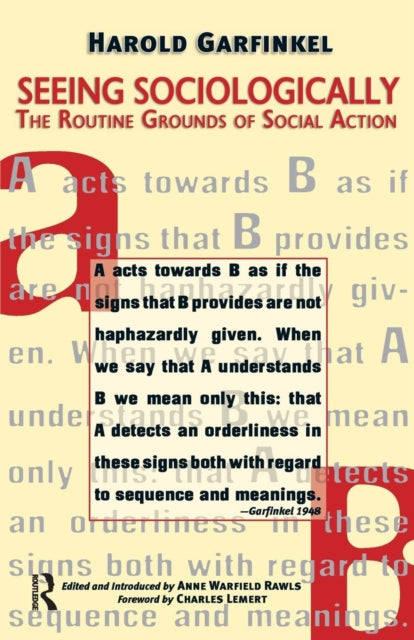 Book cover of: Seeing Sociologically