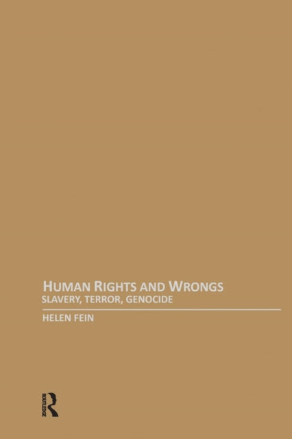 Book cover of: Human Rights and Wrongs. By: Helen Fein