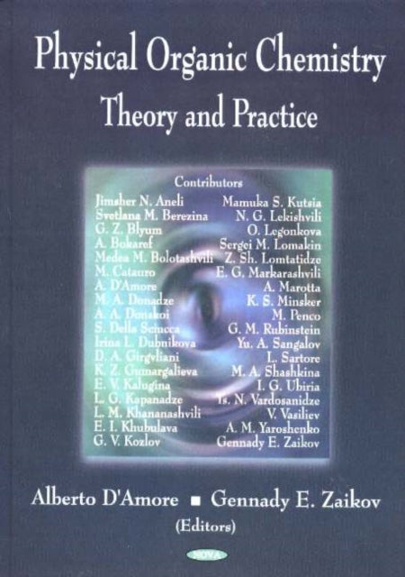 Book cover of: Physical Organic Chemistry