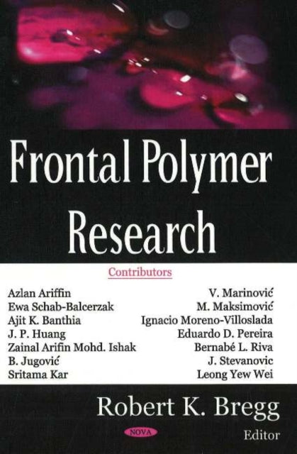 Book cover of: Frontal Polymer Research