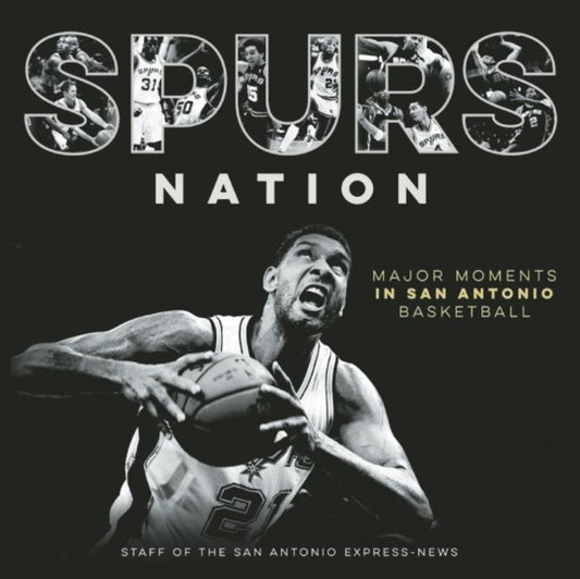 Book cover of: Spurs Nation. By: Staff of the San Antonio Express-News
