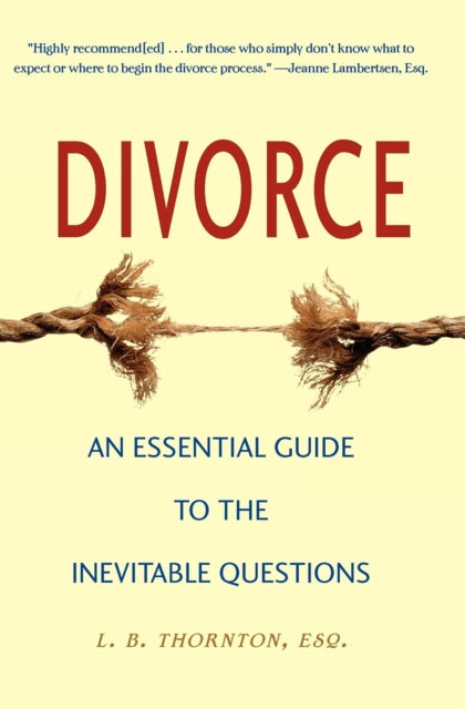 Book cover of: Divorce. By: Linda B. Thornton