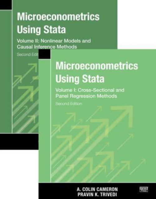 Book cover of: Microeconometrics Using Stata, Second Edition, Volumes I and II. By: A. Colin Cameron