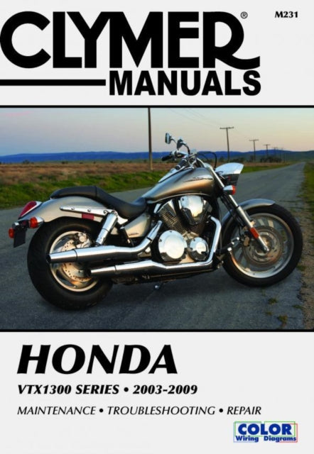 Book cover of: Honda VTX1300 Series Motorcycle (2003-2009) Service Repair Manual. By: Ron Wright