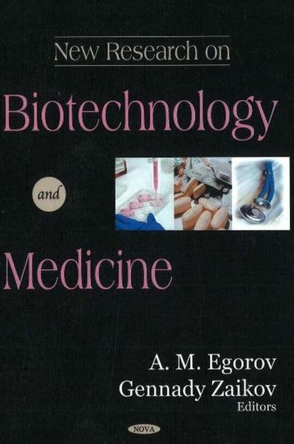 Book cover of: New Research on Biotechnology & Medicine