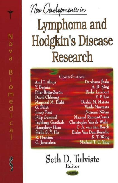 Book cover of: New Developments in Lymphoma & Hodgkin's Disease Research. By: Seth D. Tulviste