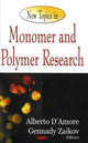 Book cover of: New Topics in Monomer & Polymer Research