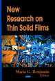 Book cover of: New Research on Thin Solid Films. By: Maria G. Benjamin