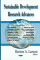 Book cover of: Sustainable Development Research Advances. By: Barton A. Larson