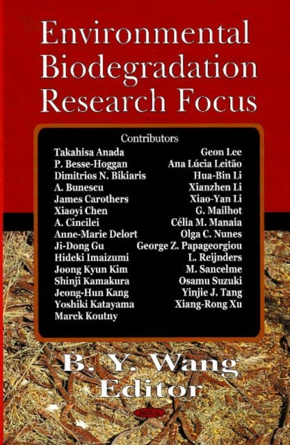 Book cover of: Environmental Biodegradation Research Focus