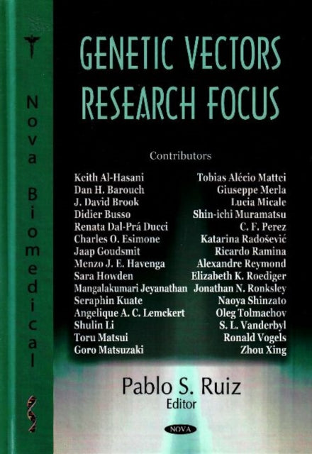 Book cover of: Genetic Vectors Research Focus