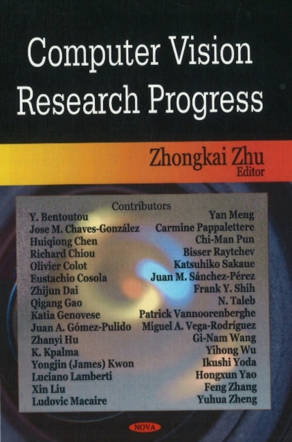 Book cover of: Computer Vision Research Progress
