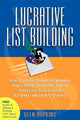 Book cover of: Lucrative List Building. By: Glen Hopkins
