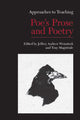 Book cover of: Appraoches to Teaching Poe's Prose and Poetry