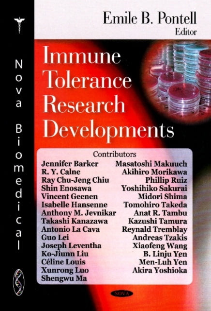 Book cover of: Immune Tolerance Research Developments