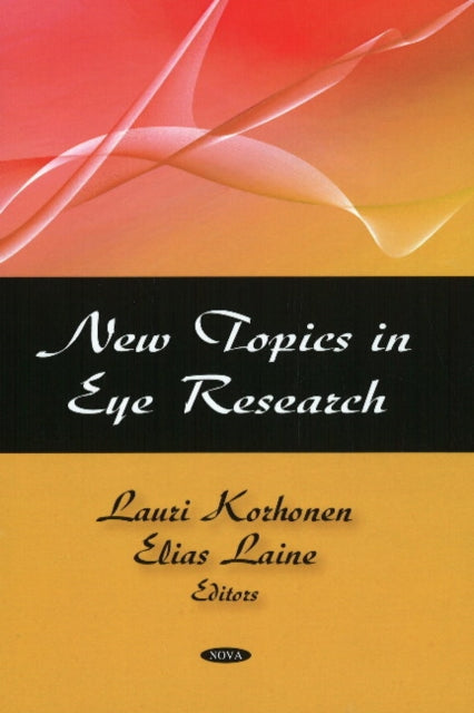 Book cover of: New Topics in Eye Research