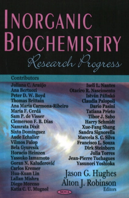 Book cover of: Inorganic Biochemistry