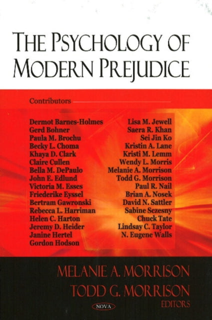 Book cover of: Psychology of Modern Prejudice